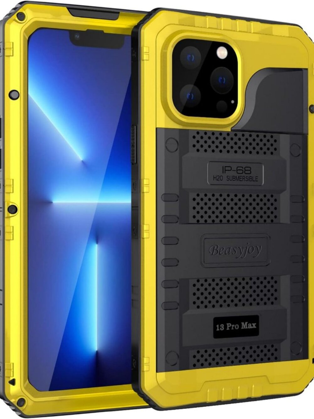 Waterproof Heavy Duty Phone Case for iPhone 13 Pro Max, Rugged Shockproof Armor